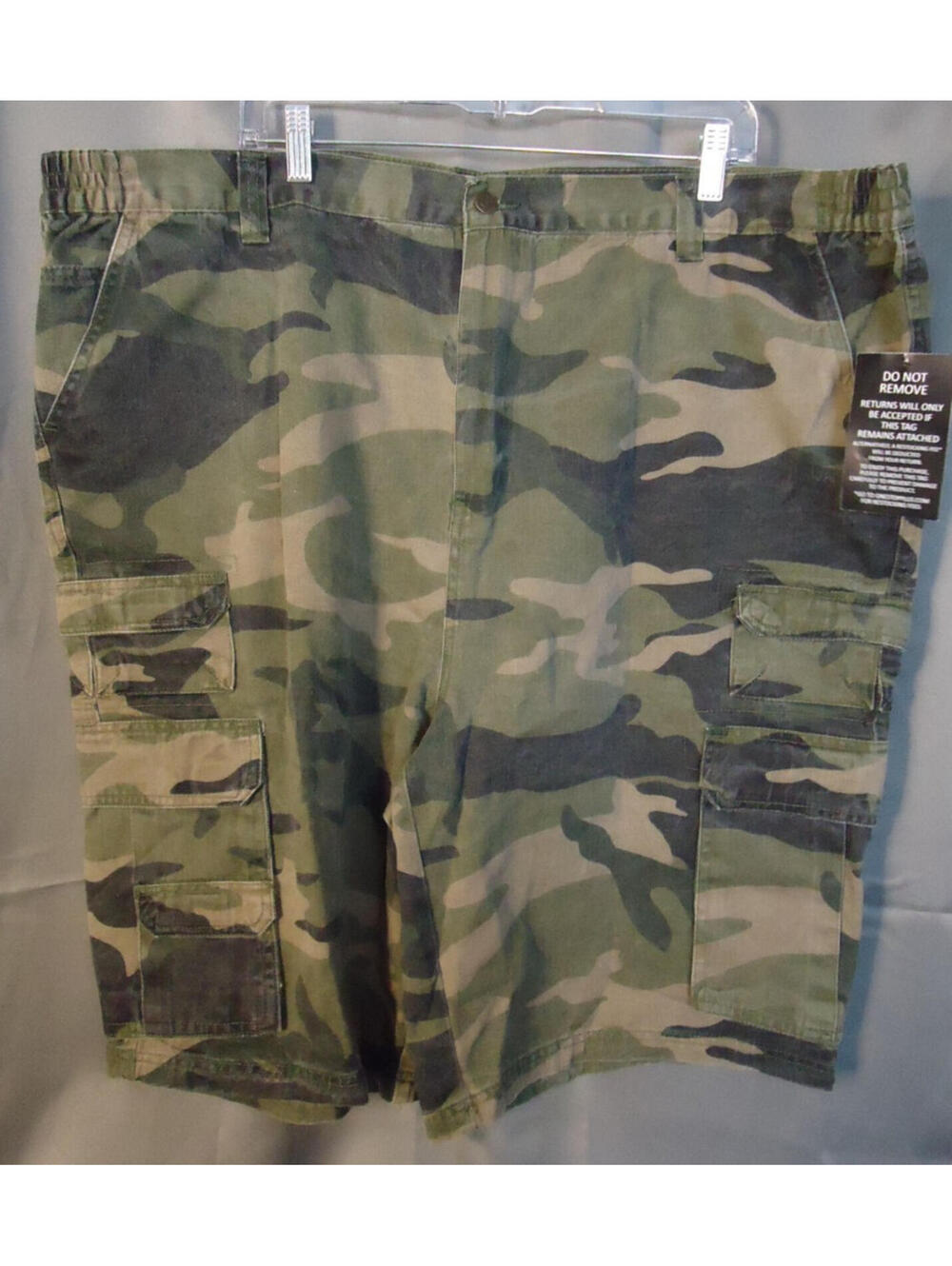 Boulder Creek Trading Co Mens Size 48x11 Cargo Shorts Dark Army Green Camo New